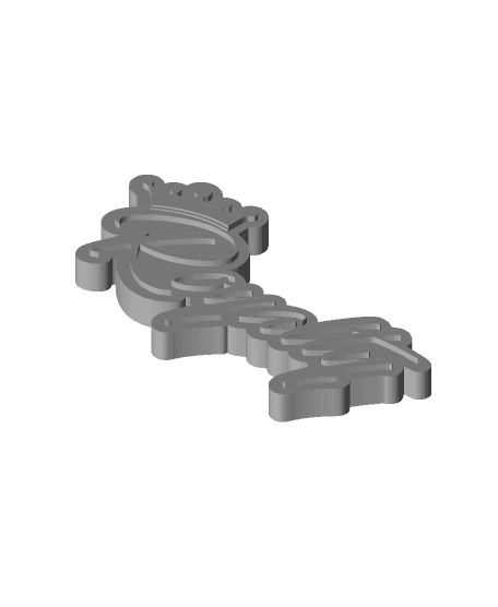 Royalty Keychain 3d model