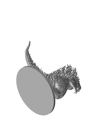 Godzilla Minus One Statue 3d model