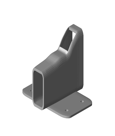 Under Desk Gun Holder.stl 3d model