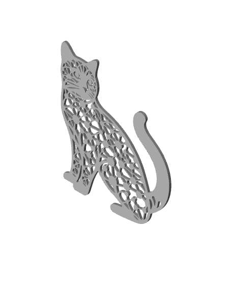 cosmic cat wall art winter wall decor space galaxy decorations 3d model