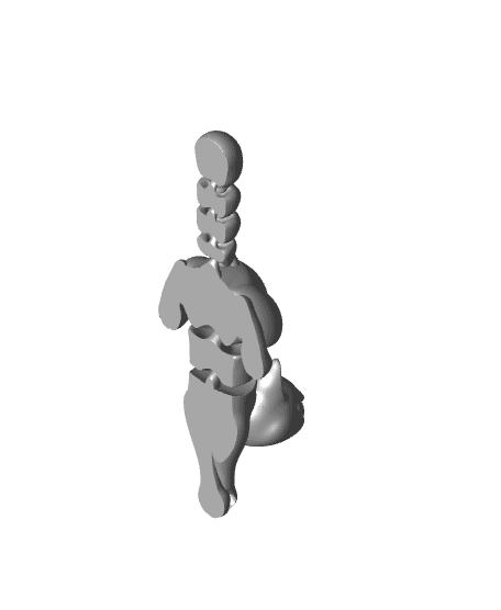 3DL Flexi Cat #2 3d model