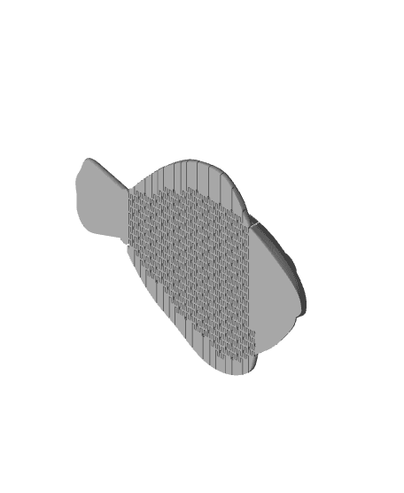 Floppy Flounder - Articulating Fish 3d model