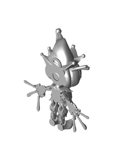 Xmas Pumpkin Elf 3d model