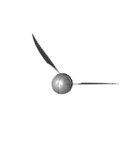 Golden Snitch - Happy Potter 3d model