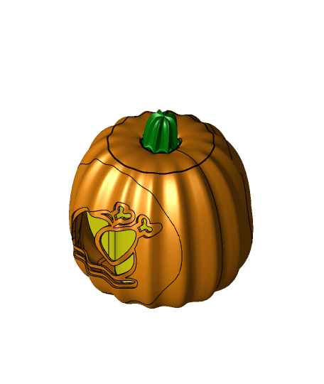 M3D Jack-O-Lantern V2 3d model