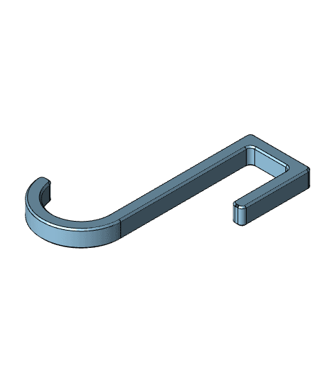 Customizable Door Hook 3d model