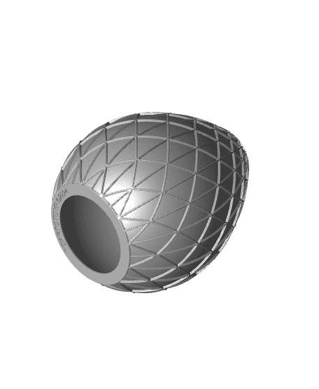 TRAINGULAR EASTER EGG SCULPTURE 3d model