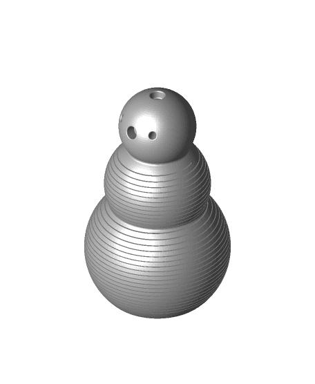 Snowman Springo 3d model