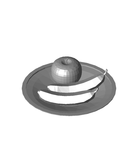 Fruit Plate 3d model