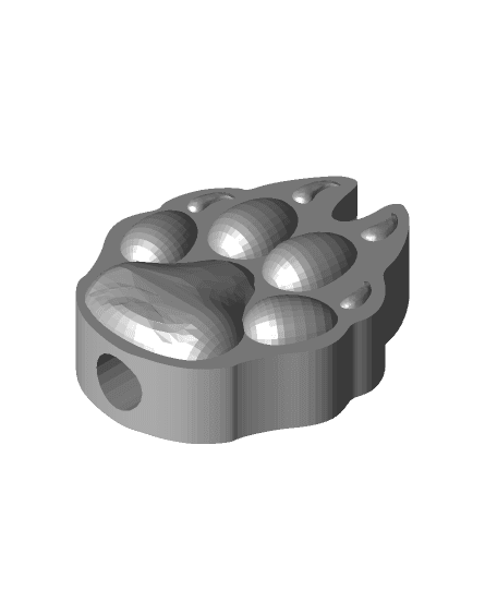 Wolfpaw_Raisedprint.stl 3d model