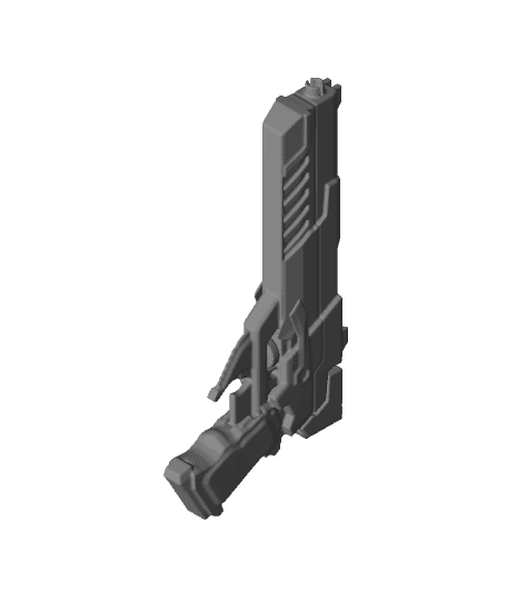 Red Hood Gun 3d model