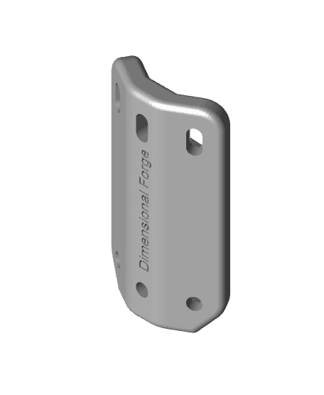 The Shield - Double Bottle Adapter Mount 3d model