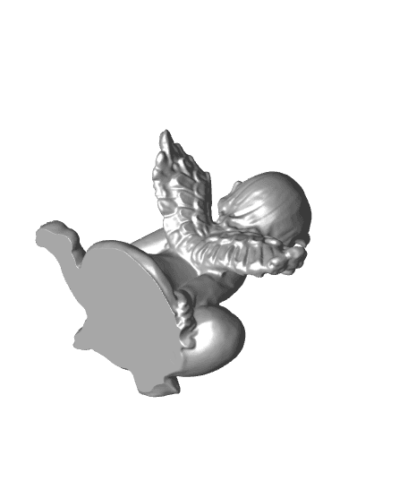 Angel middle finger 3d model