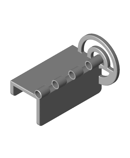 door frame phone mount 3d model