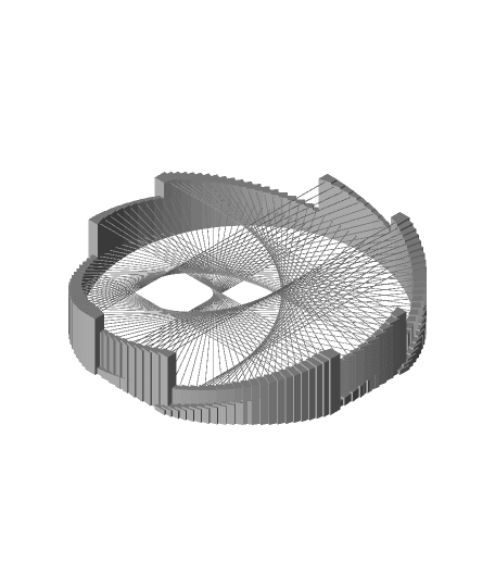 Layers String Art 3d model