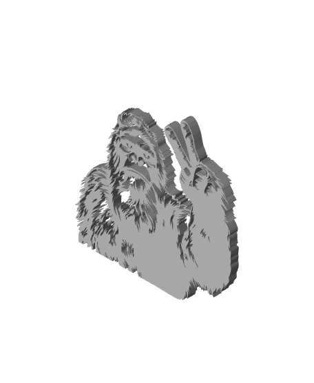 Funny Bigfoot wall art Sasquatch wall decor Yeti decoration 3d model