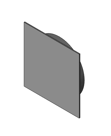 Cover for Haron International 140 x 140mm Plastic Wall Vent.stl 3d model