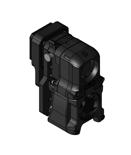 VORON Afterburner for Ender 3 Pro with Micro Swiss Hotend 3d model