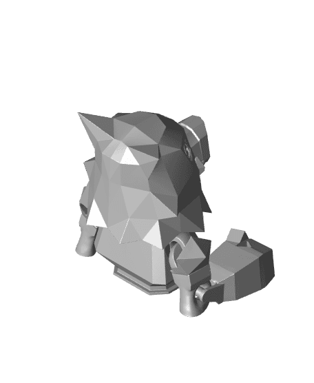 Low Poly Flexi Inosuke 3d model