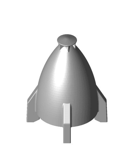 Water Sprinkler Rocket 3d model