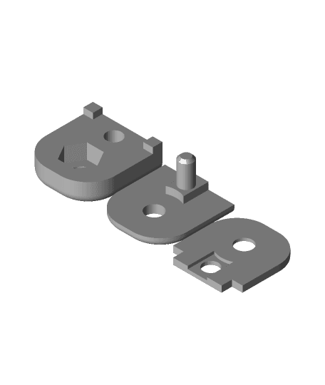 ANYCUBIC Photon Zero to Wash and Cure Station Adapter 3d model