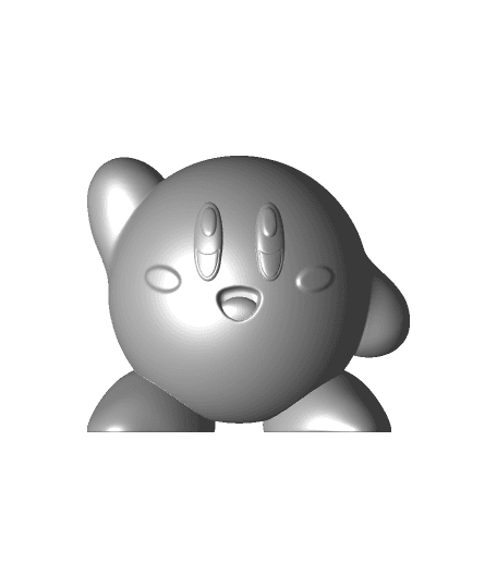 Kirby Wave - Kirby's Adventure - Fan Art 3d model