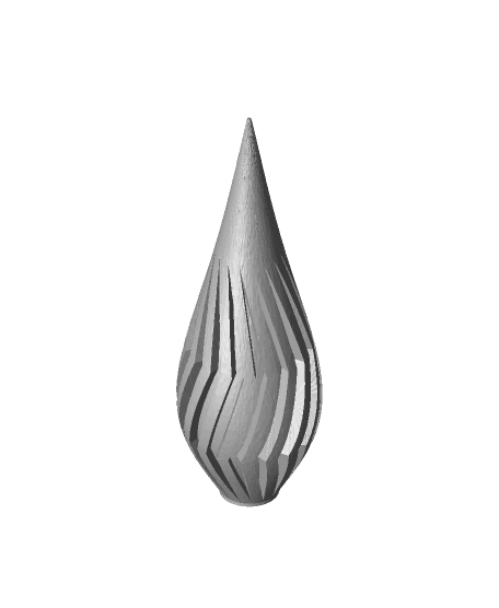 Icicle ornament 3d model