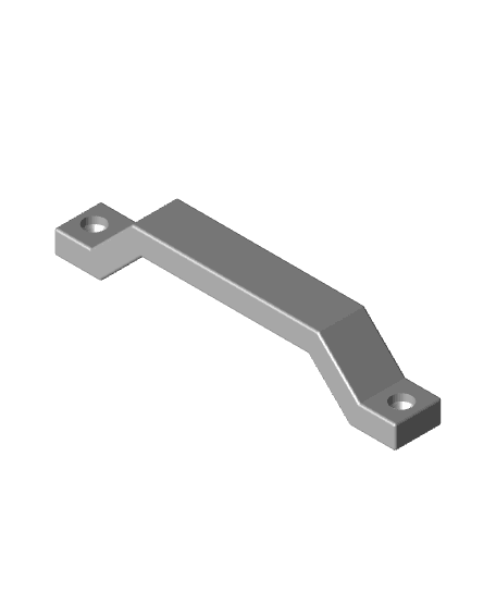 Barn Door Handle 3d model