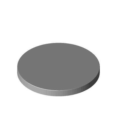 dalgona candy tin lid  3d model