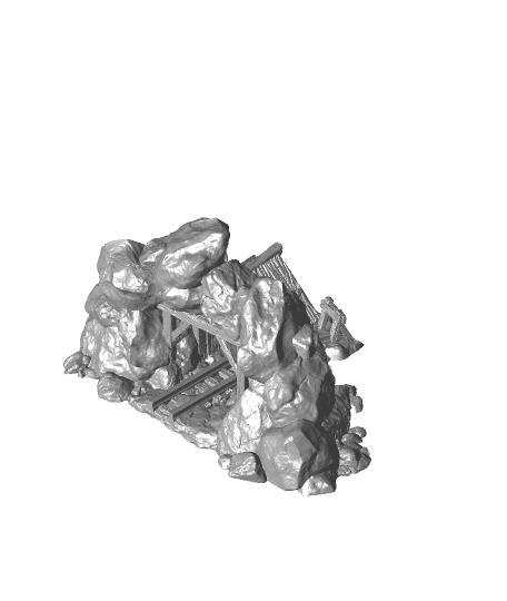 Mine Entrance 3d model