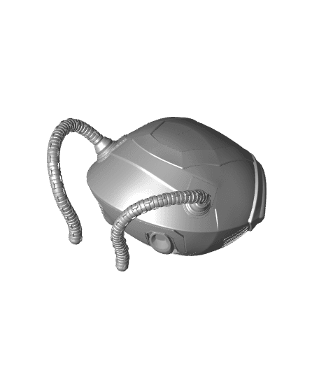 Black Helmet 3d Print File STL 3d model