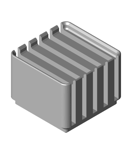 1x1 Block 1.25in ruler 3 mm slot.stl 3d model