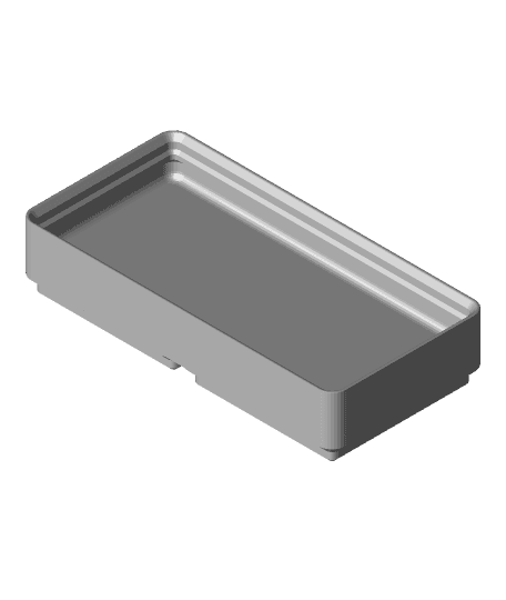 Divider Box 2x1x2 1-Compartment.stl 3d model