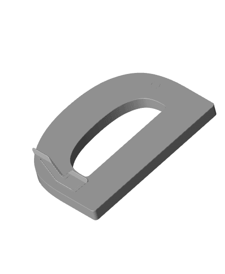 3D Letter D - by TeeTi3D 3d model