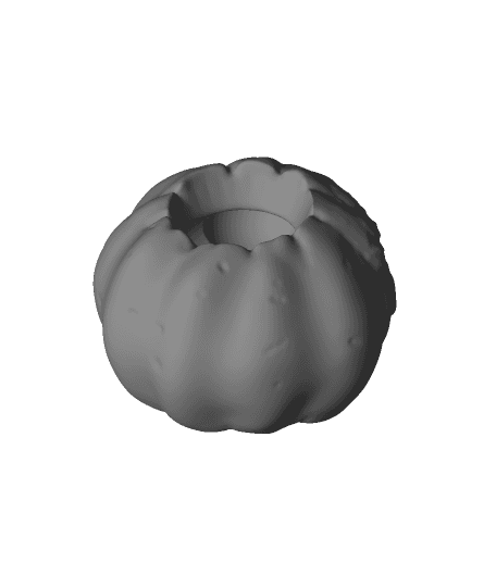 Pumpkin Princess BJD Head (Eye hole edition) 3d model