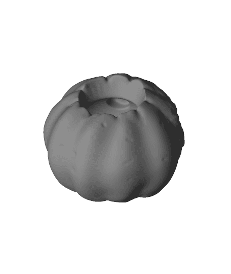 Pumpkin Princess BJD Head 3d model