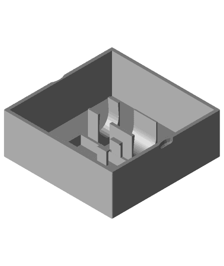  Vacuum machine accessories storage box 3d model