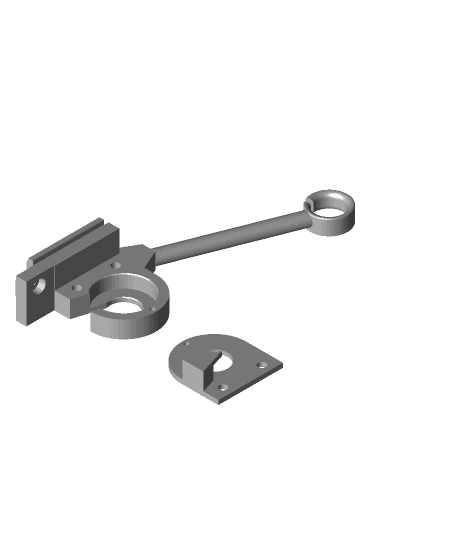 Lotmaxx SC-10 filiment guide and Z rod support.stl 3d model