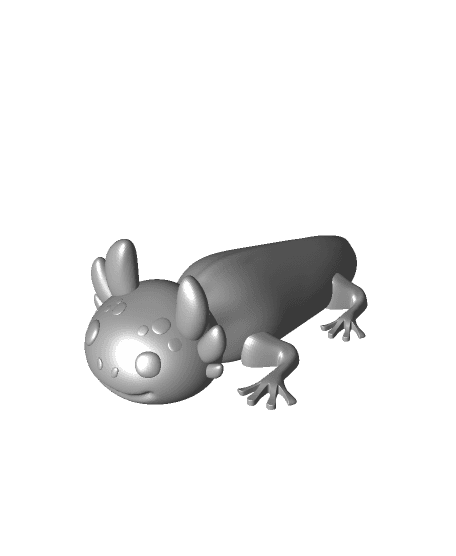 ARTICULATED AXOLOTL 3d model