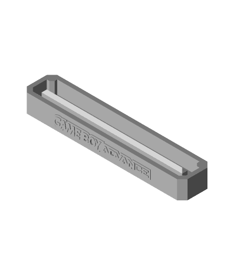 GBA Game Boy Advance Cartridge Cover 3d model