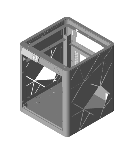 Bambu Lab P1P Triangles Modplate 3d model