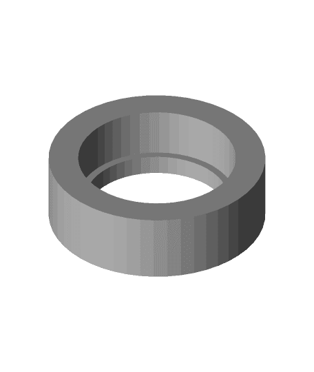 8x16x5 to 8x22x7 ball bearing adapter 3d model