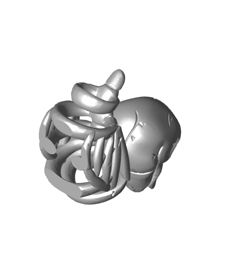 Skeleton Rubber Duck 3d model