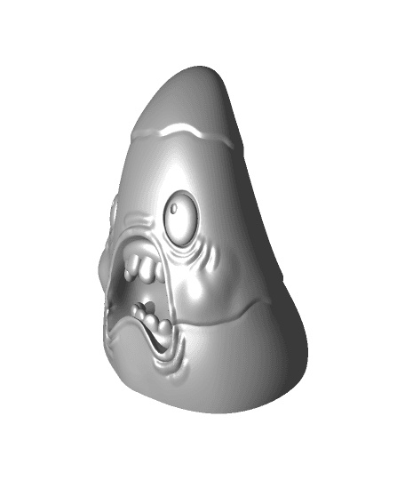 Screaming Candy Corn 3d model