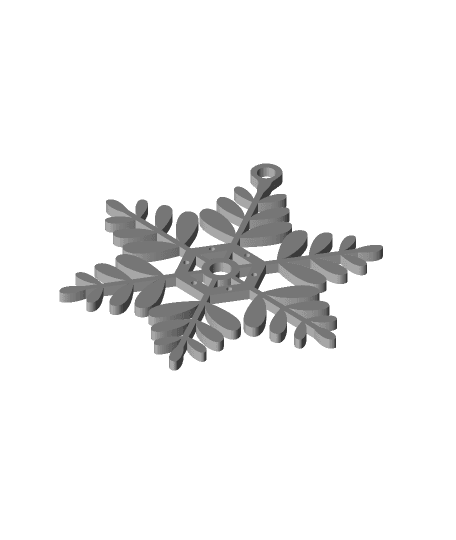 Snowflake Variant 12 3d model