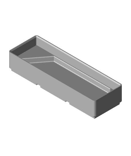 Gridfinity 3x1x3 maker knife box 3d model