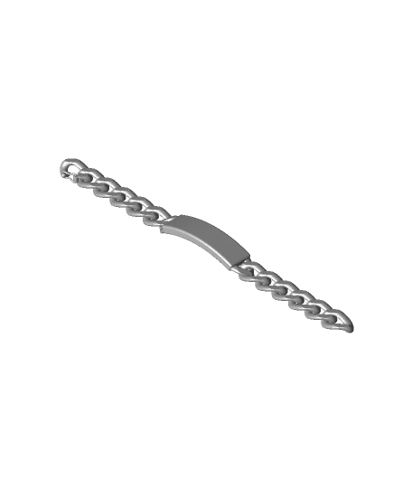 Silver bracelet.stl 3d model