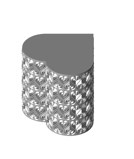 Heart Ripple Vase.stl 3d model