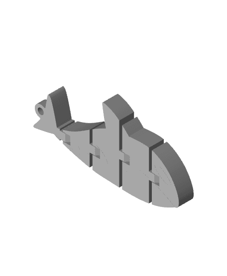 Flexi orca + Flexi orca key chain 3d model