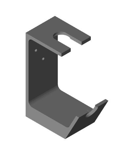 HVLP spray gun holder wall mountable 3d model